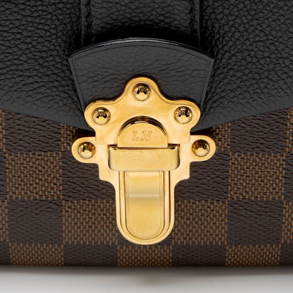 Louis Vuitton Damier Ebene Calfskin Clapton PM Shoulder Bag - Picture 9 of 10